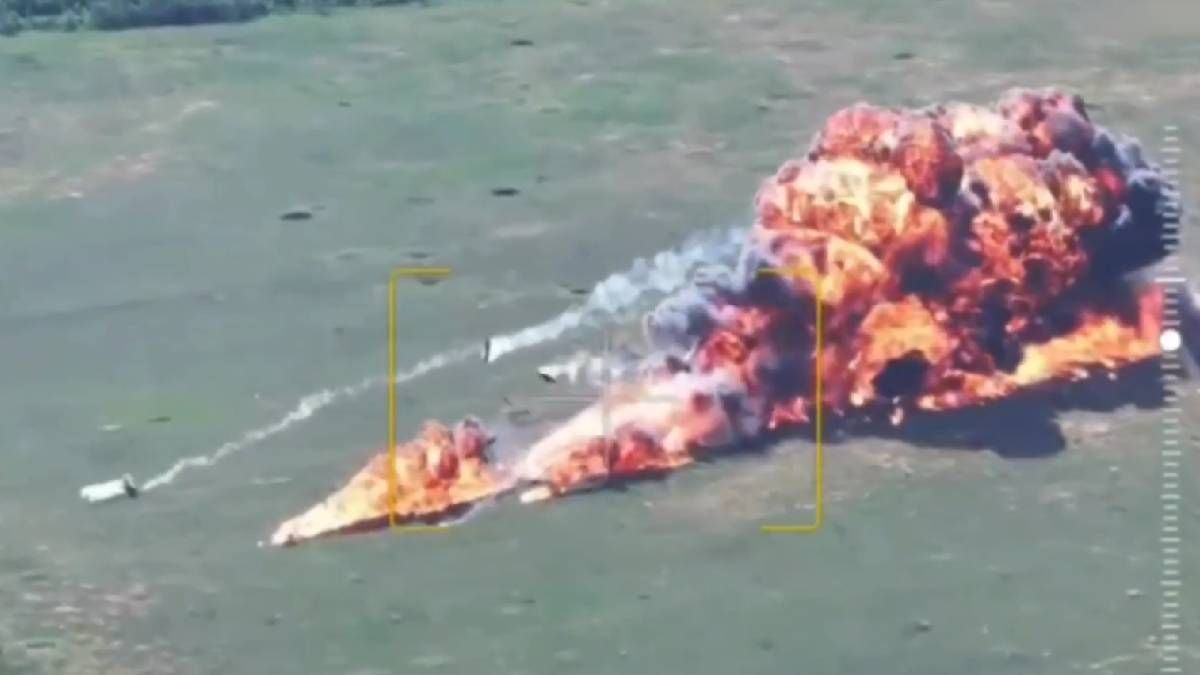 В России разбился Су-25 В России разбился Су-25