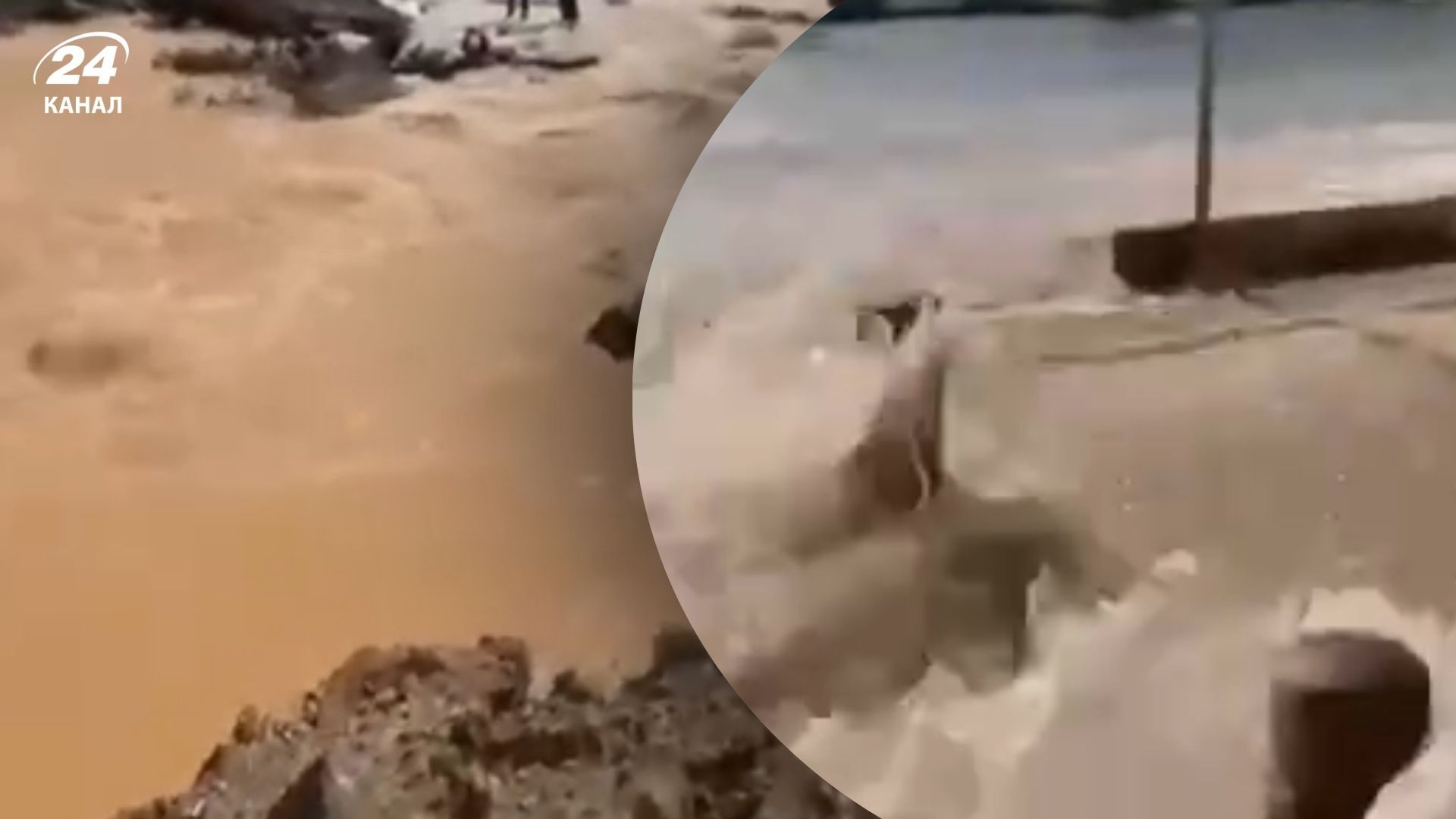  Каналізація та вода затоплюють вулиці Тегерана після вибуху труб