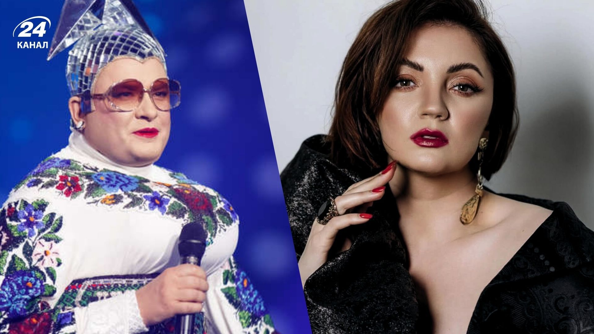 Вєрка Сердючка та Оля Цибульська 