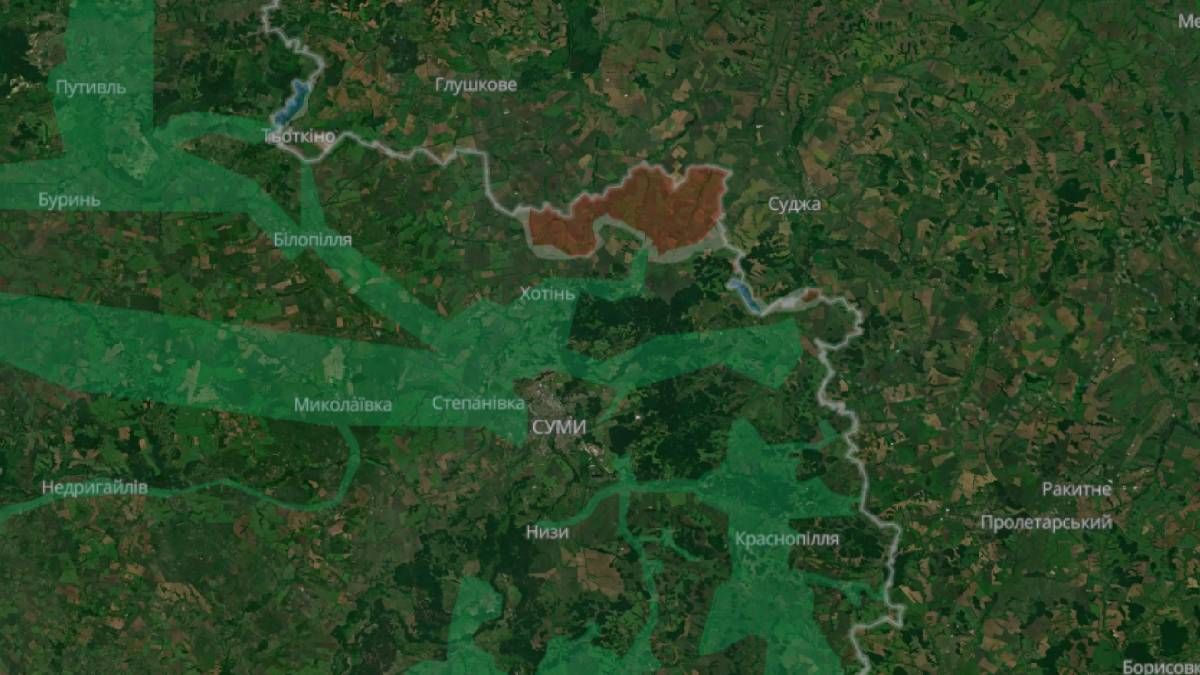 Окупанти прориваються на Сумщині Окупанти прориваються на Сумщині