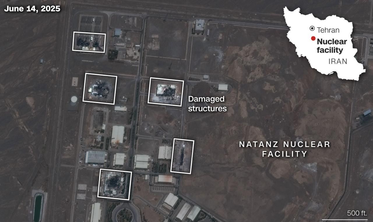 Повреждения на ядерном объекте в Натанзе Повреждения на ядерном объекте в Натанзе