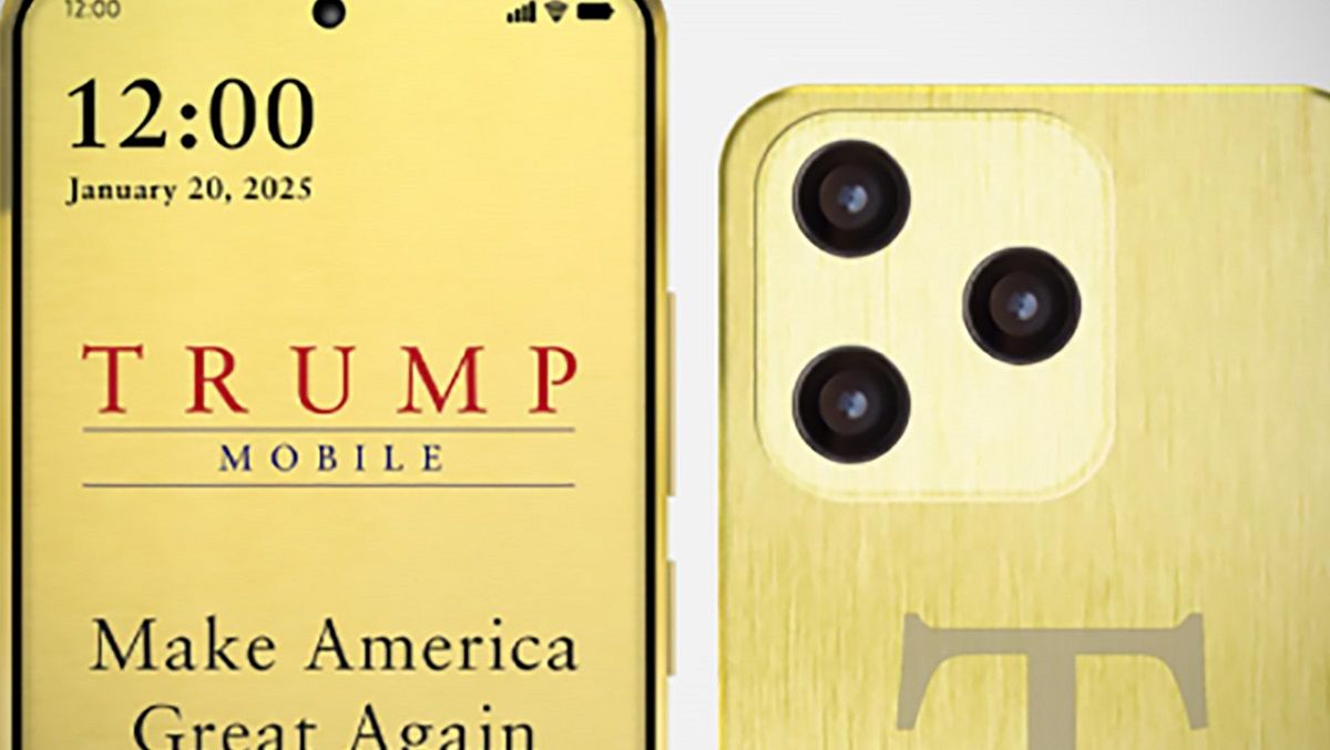 Trump Mobile представил золотой смартфон T1 за 499 долларов из США - Техно