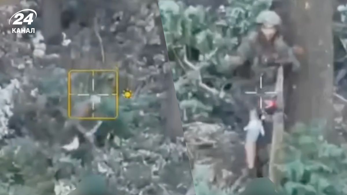 Захисник взяв у полон окупанта за допомогою дрона