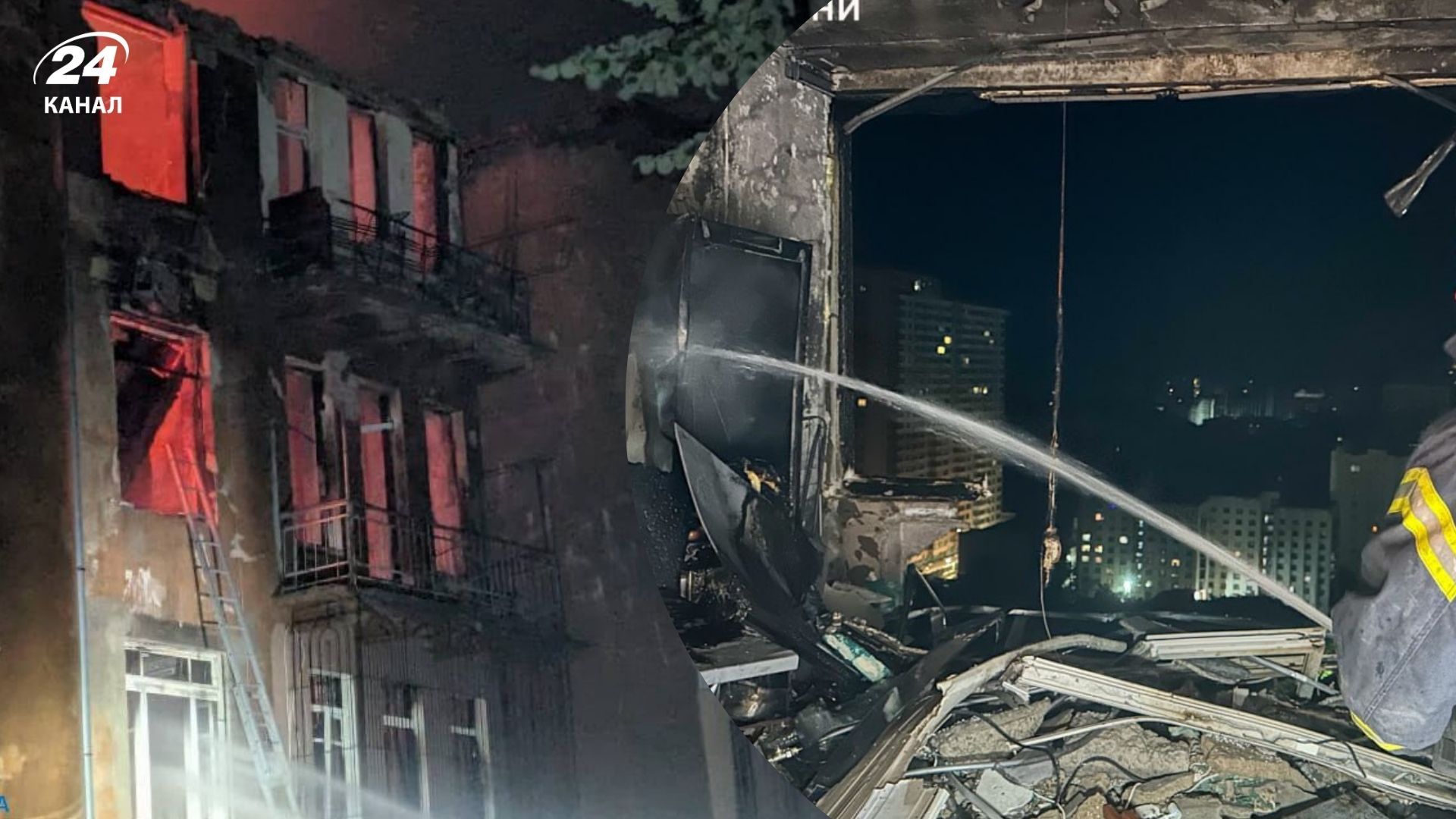 Враг массированно ударил по Одессе Враг массированно ударил по Одессе