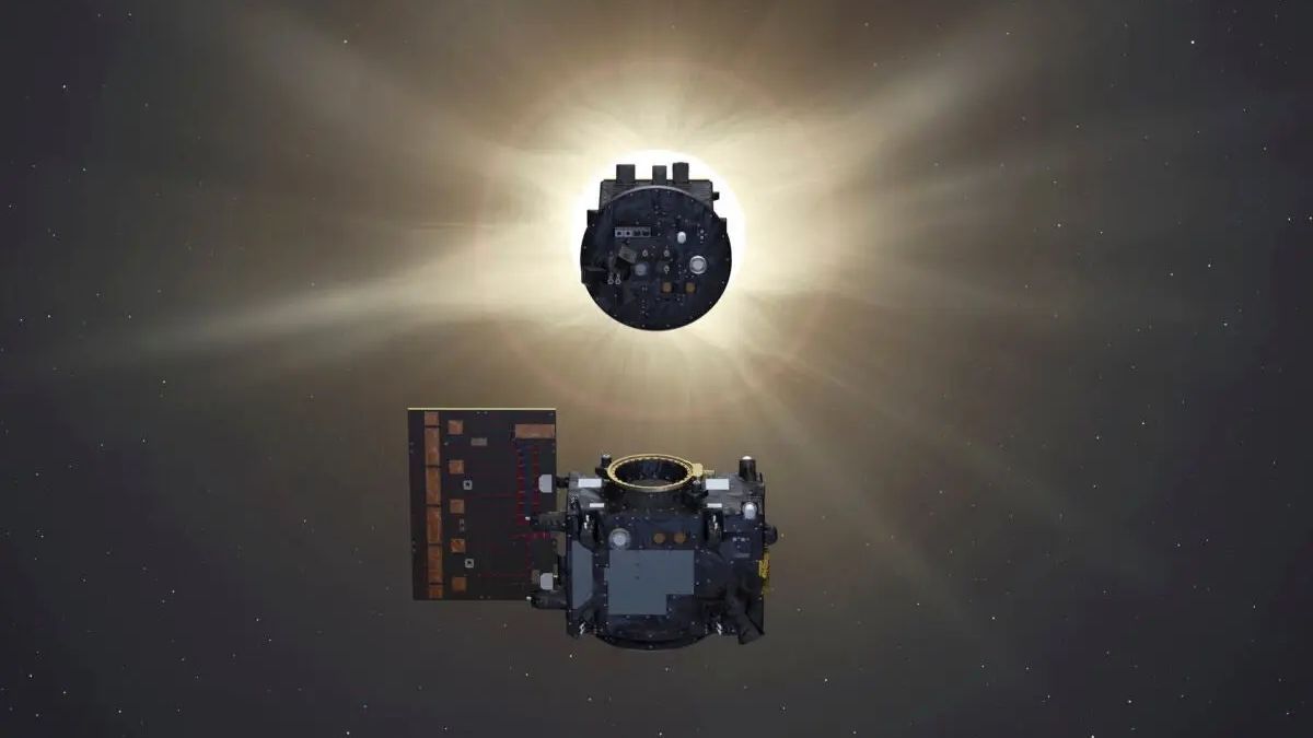 Учені створили штучне сонячне затемнення, вишикувавши супутники в одну лінію