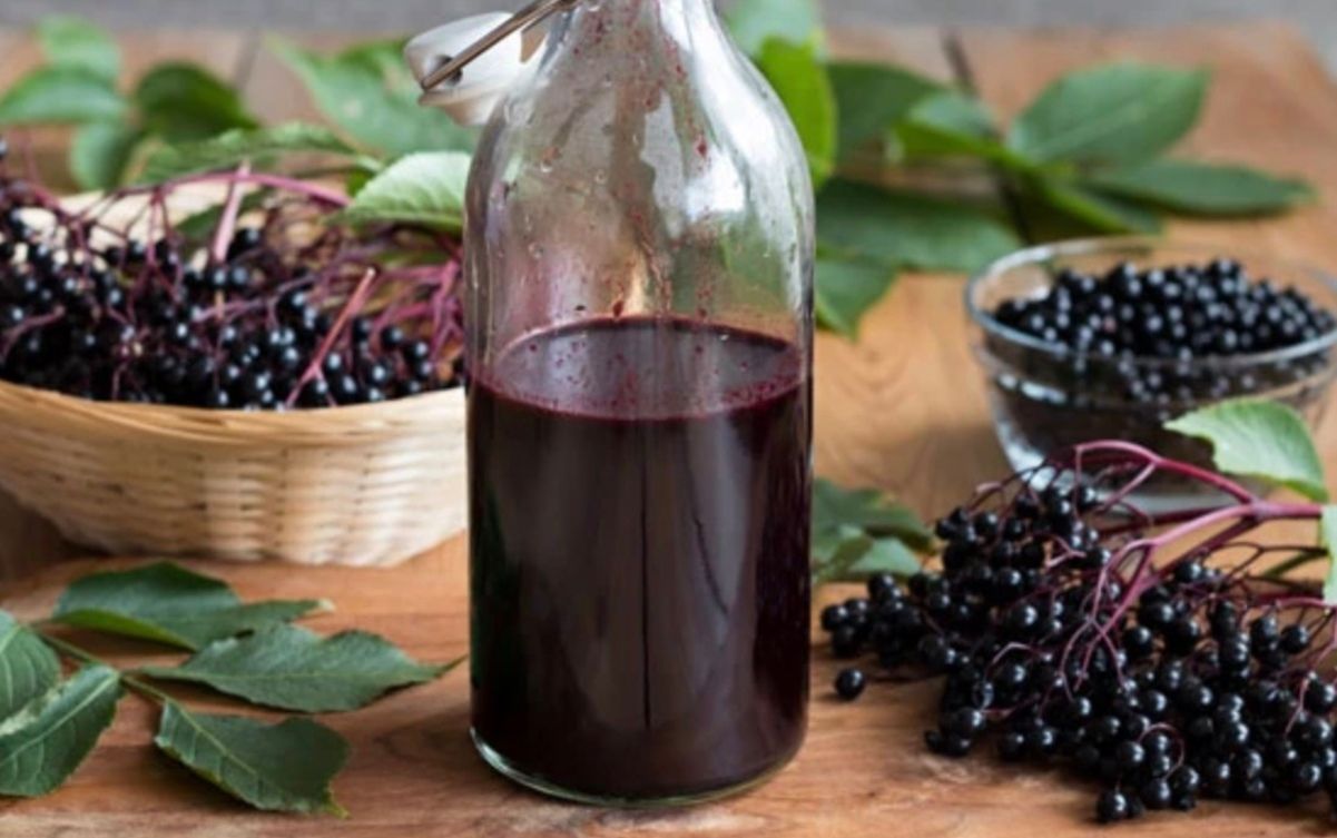 Домашній сироп з бузини