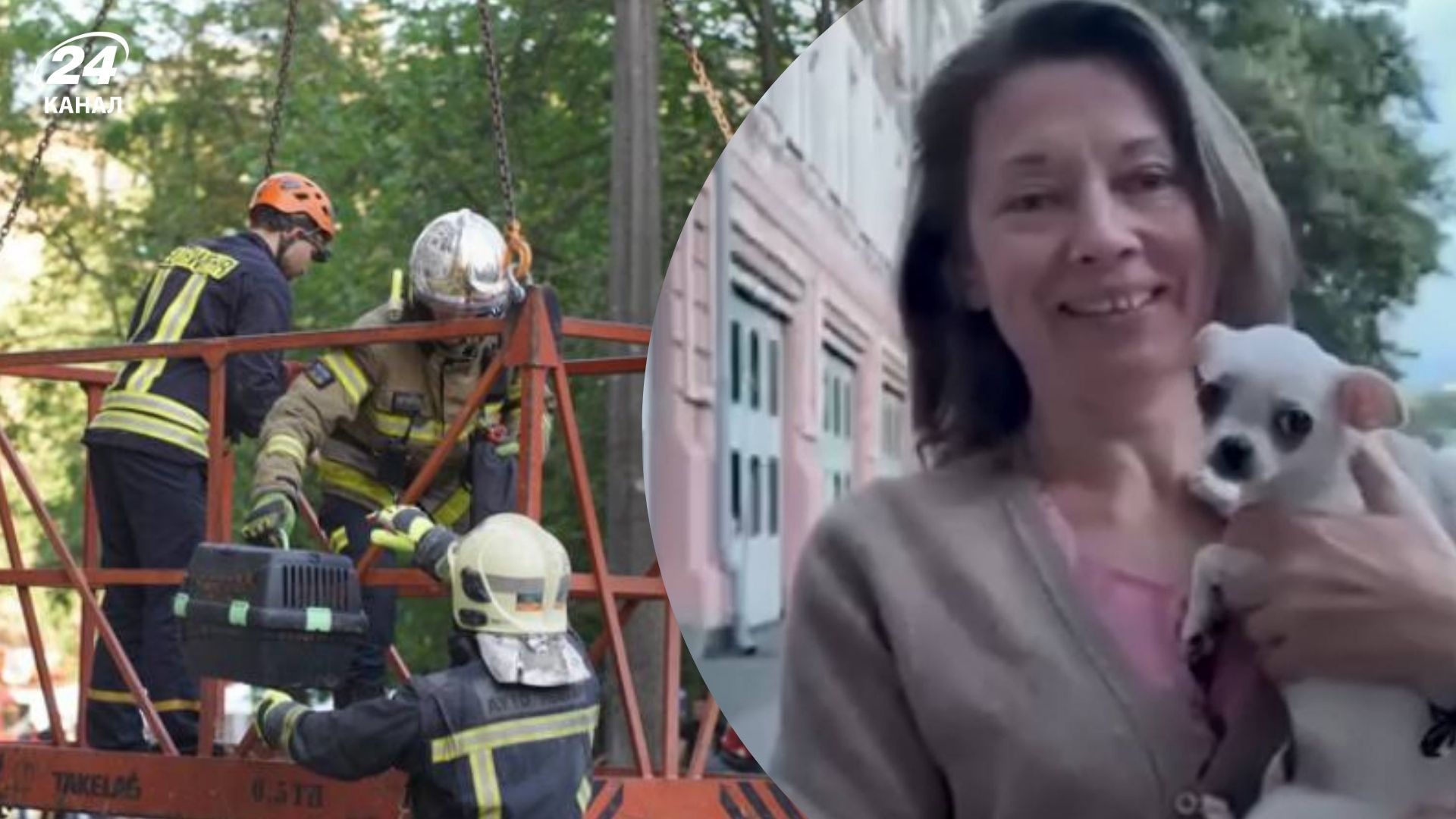 ГСЧС спасла маленького щенка