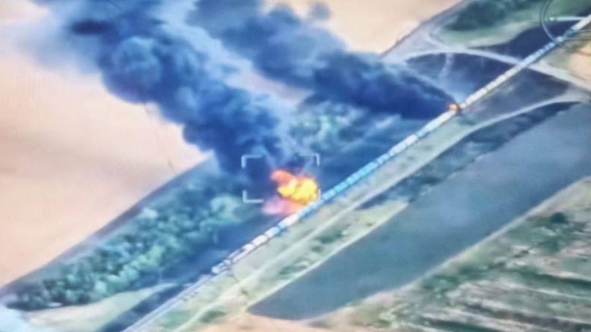 ГУР вразили потяг окупантів на Запоріжжі ГУР вразили потяг окупантів на Запоріжжі