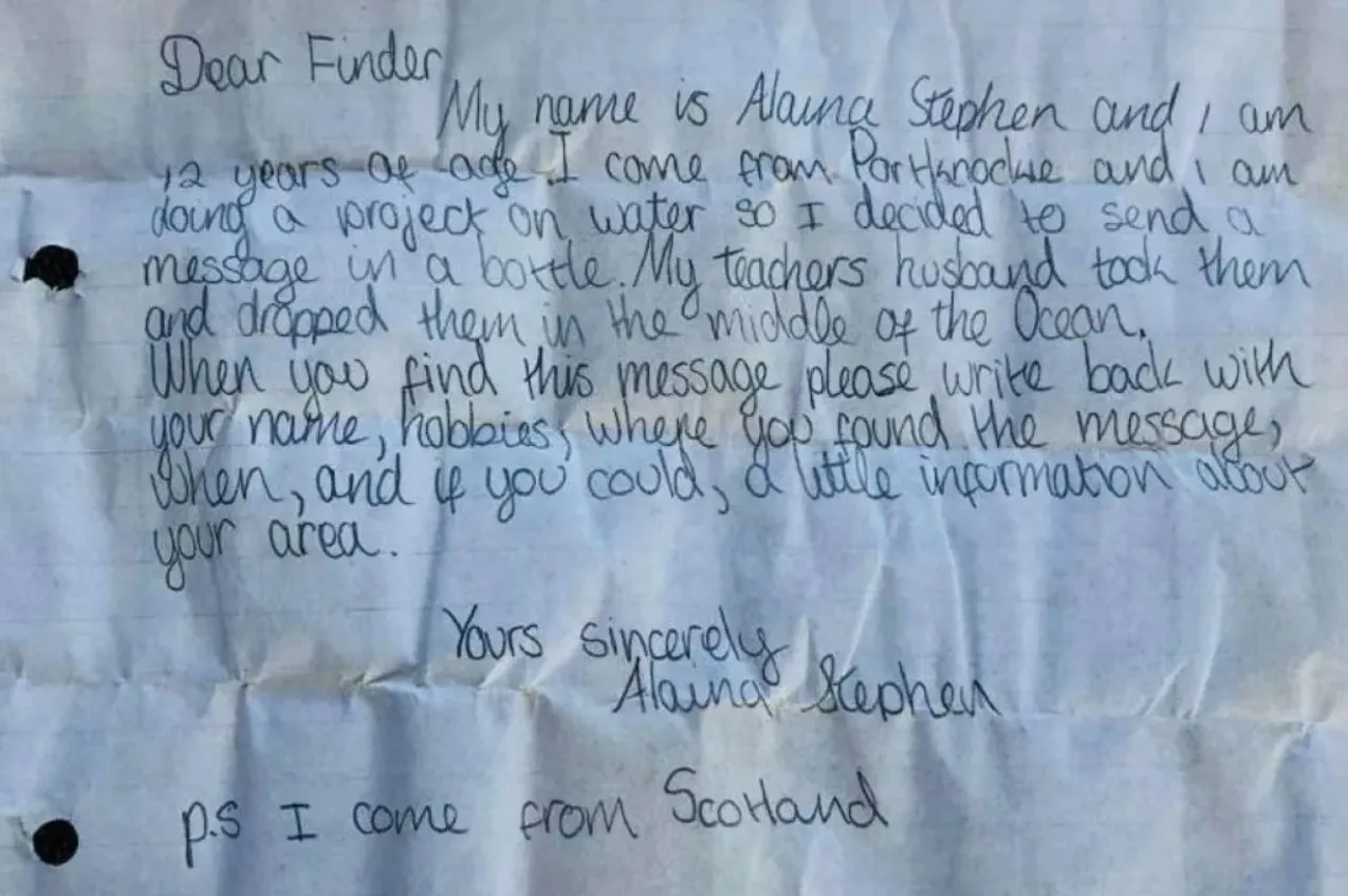 Шотландка відправила лист у межах шкільного проєкту Шотландка відправила лист у межах шкільного проєкту