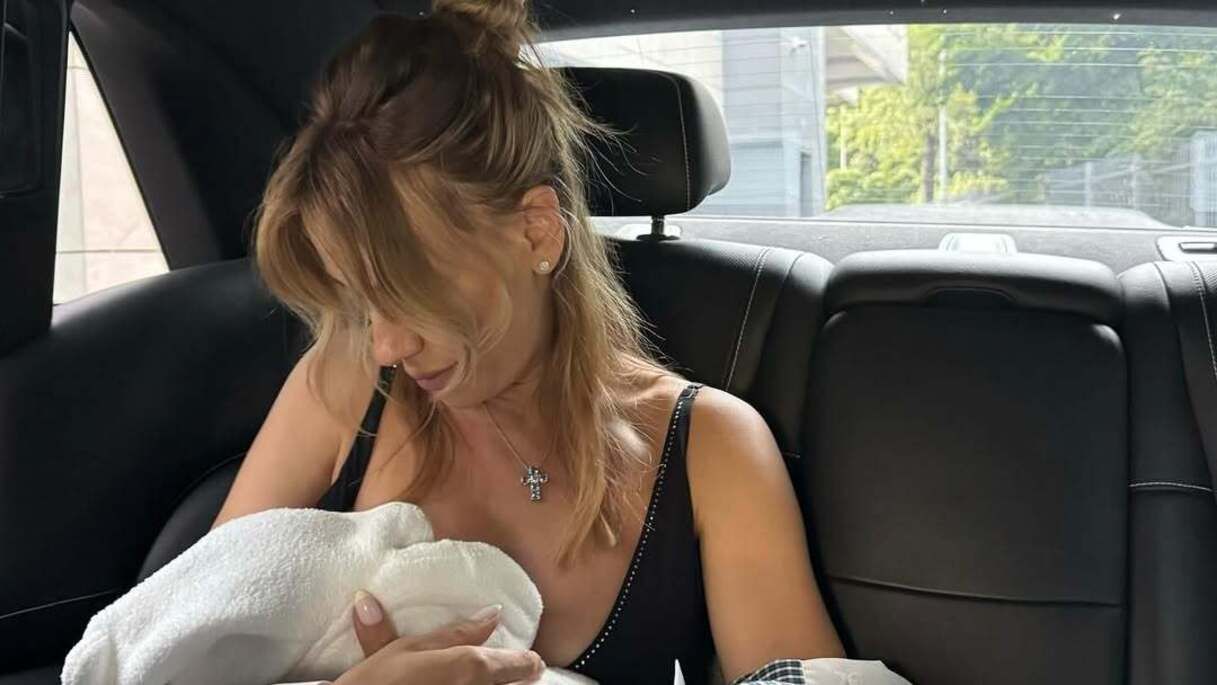 Леся Нікітюк з сином Леся Нікітюк з сином