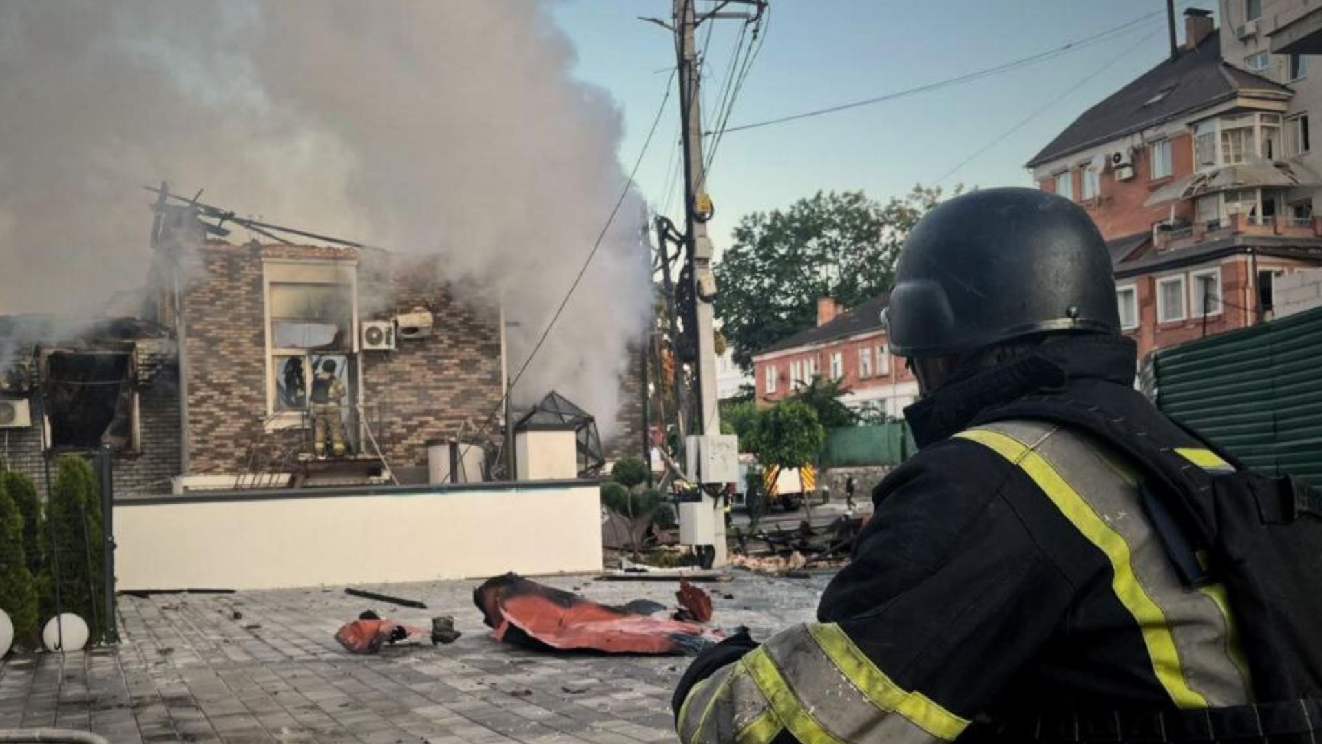 Внаслідок удару по Білій Церкві пошкоджено лікарню Внаслідок удару по Білій Церкві пошкоджено лікарню