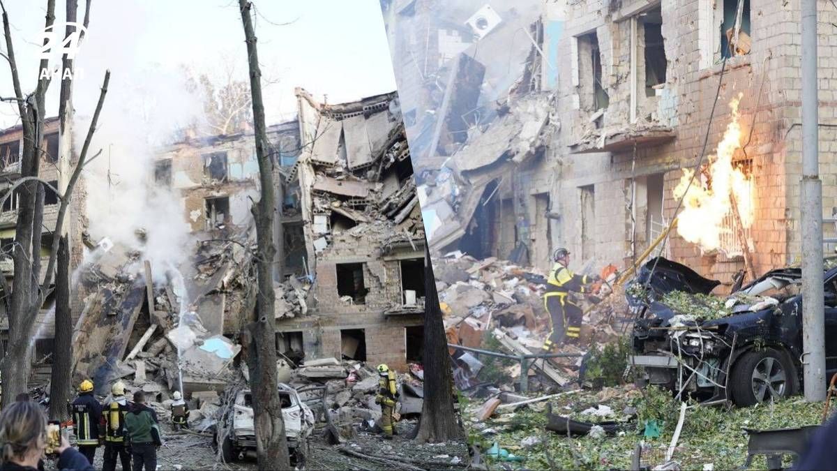 Россияне попали по дому, вероятно, баллистикой Россияне попали по дому, вероятно, баллистикой