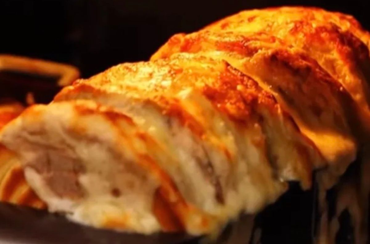 Панкейки с ветчиной, сыром и соусом бешамель Панкейки с ветчиной, сыром и соусом бешамель