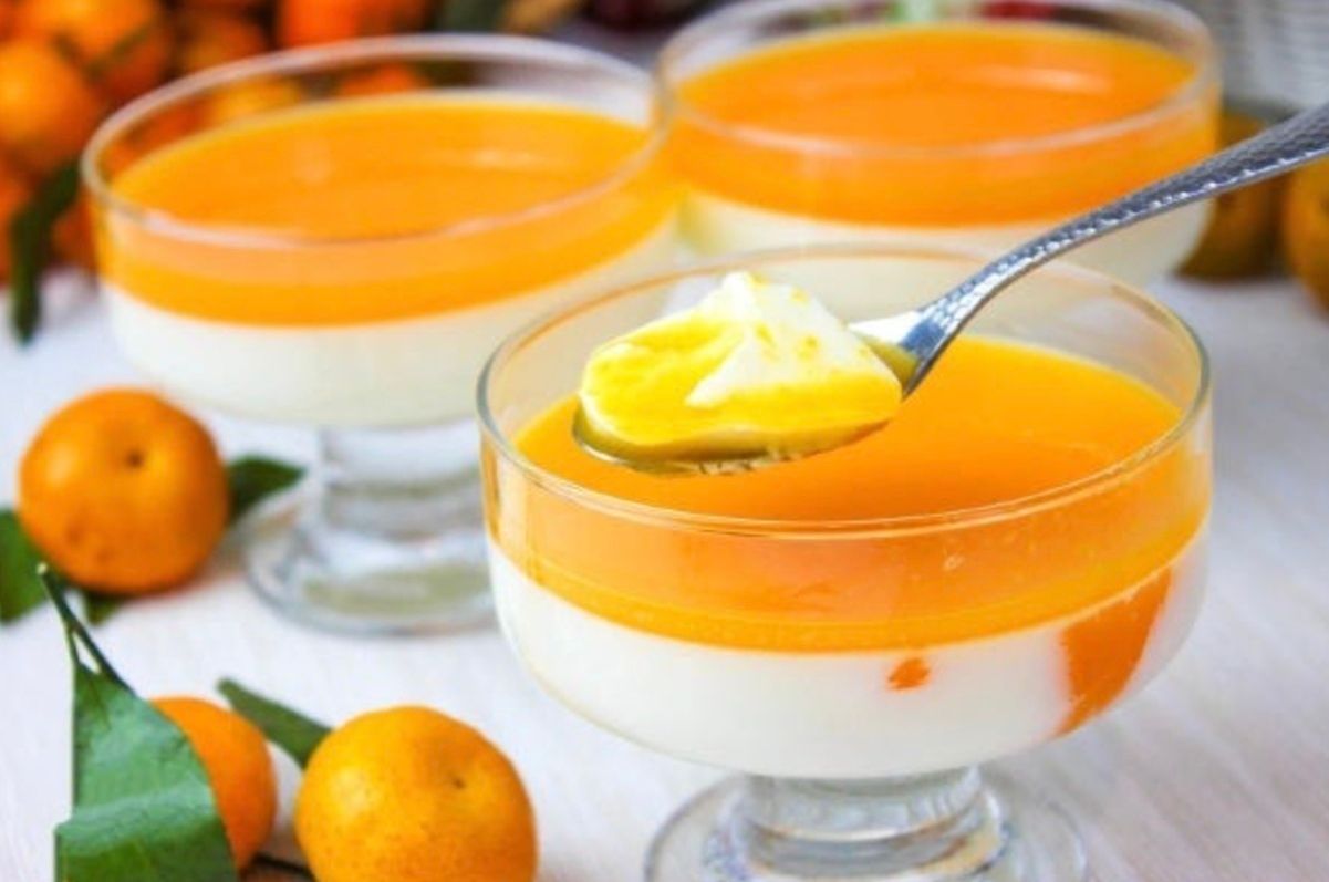 Мандаринова панакота Мандаринова панакота