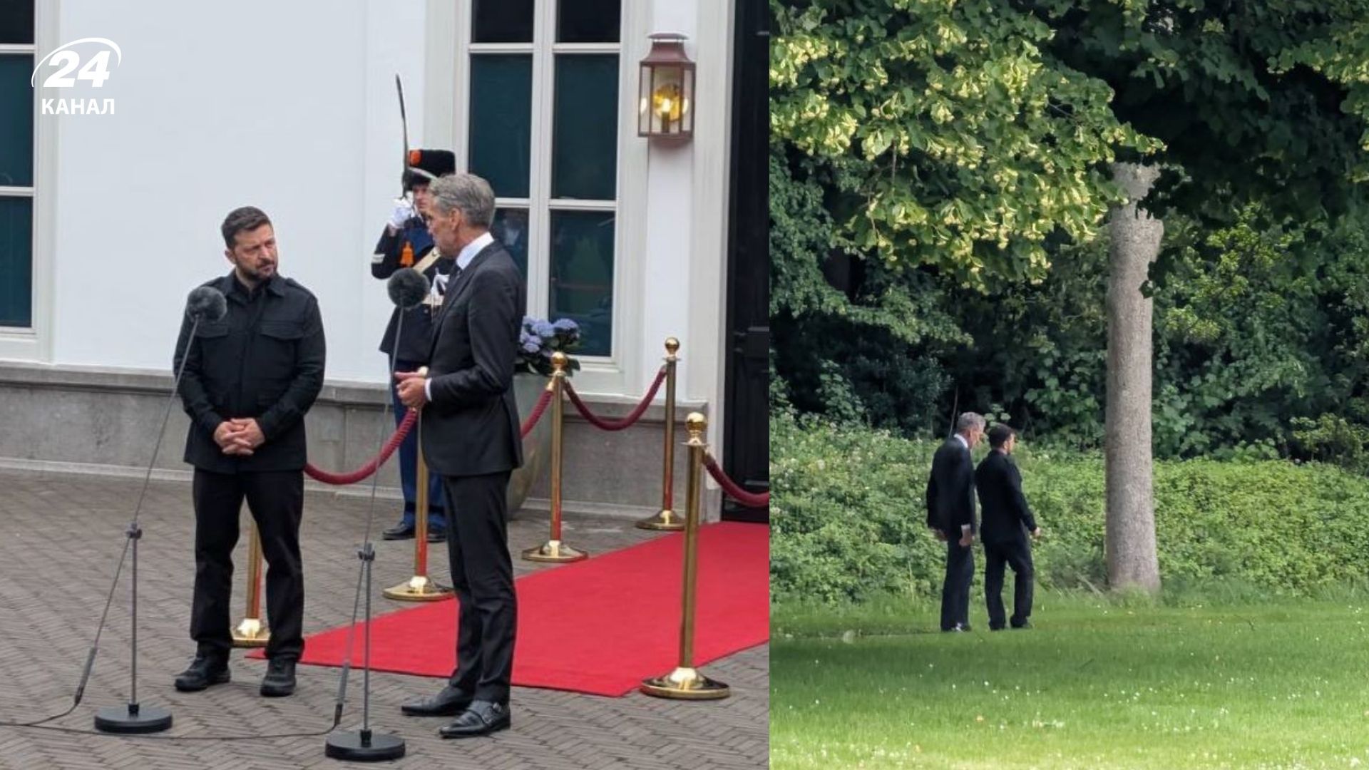 Украинский лидер в Гааге Украинский лидер в Гааге