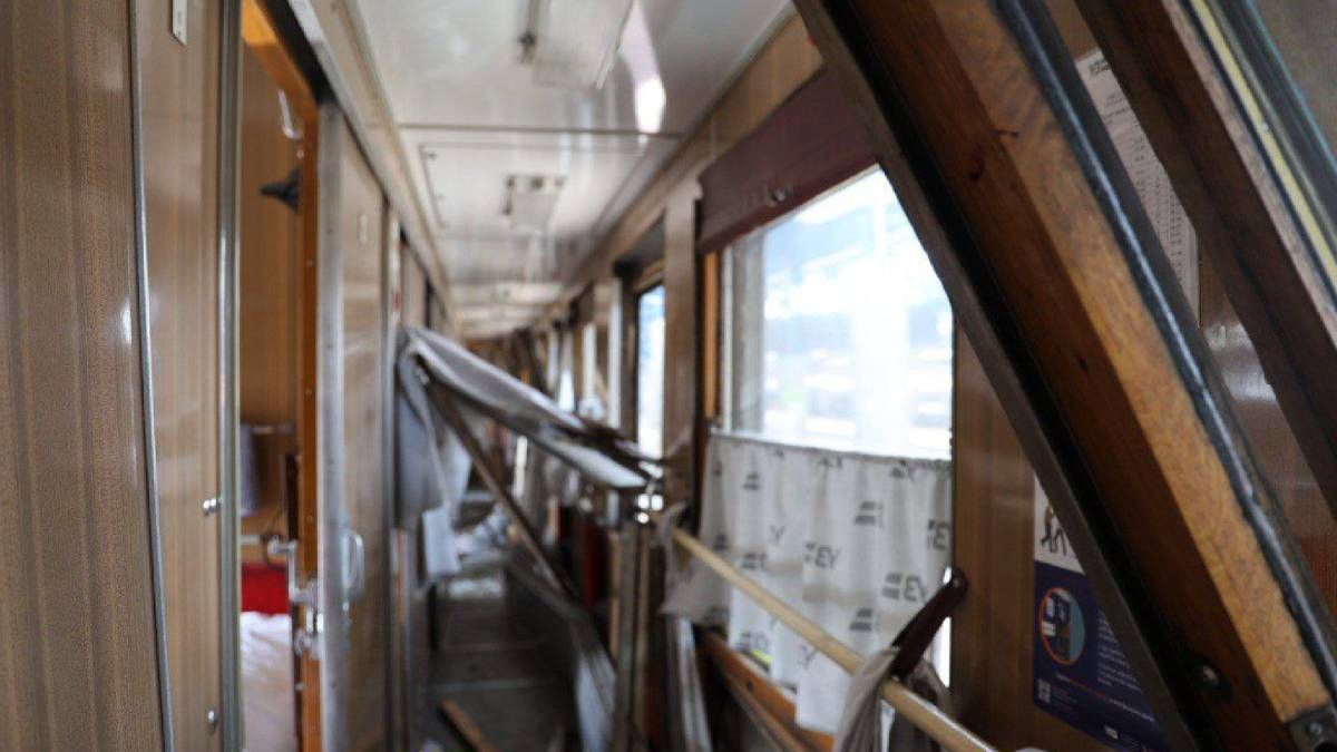 Росіяни вигадали брехню щодо удару по потягу у Дніпрі Росіяни вигадали брехню щодо удару по потягу у Дніпрі