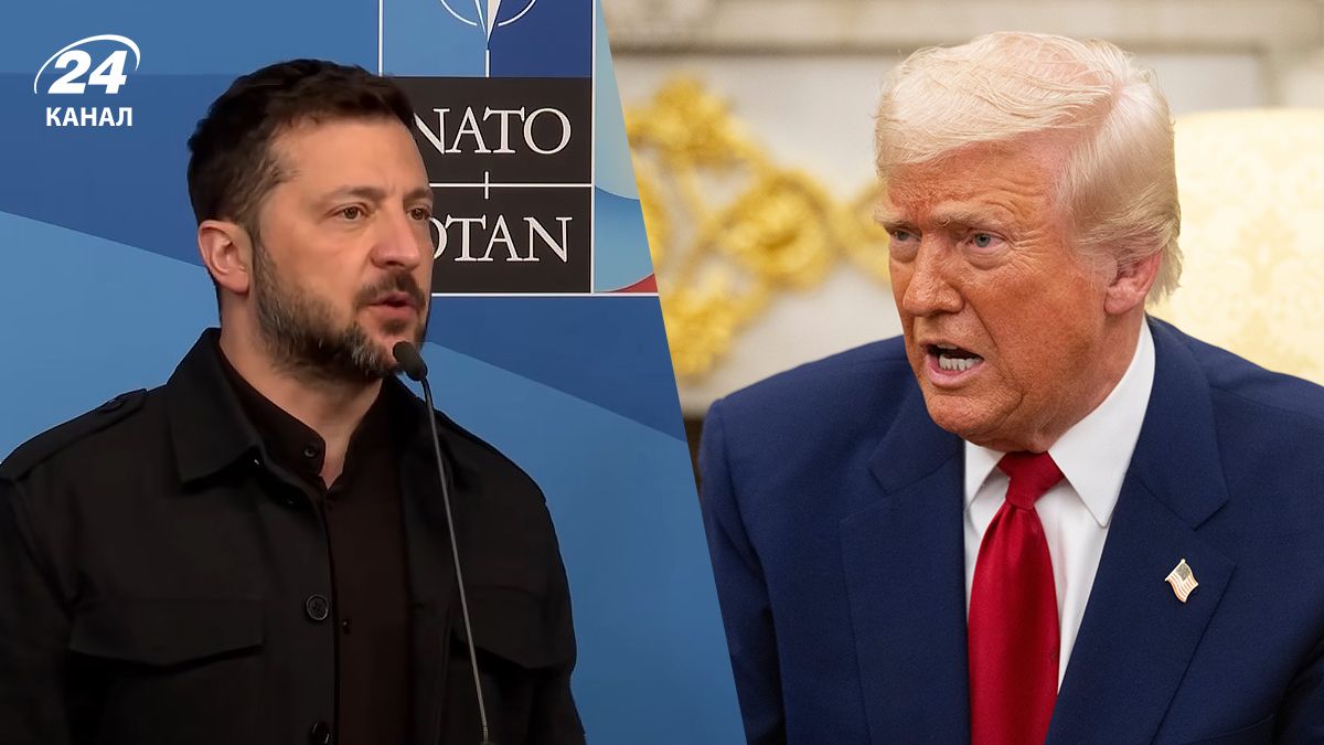 Президент України Зеленський і лідер США Трамп Президент України Зеленський і лідер США Трамп