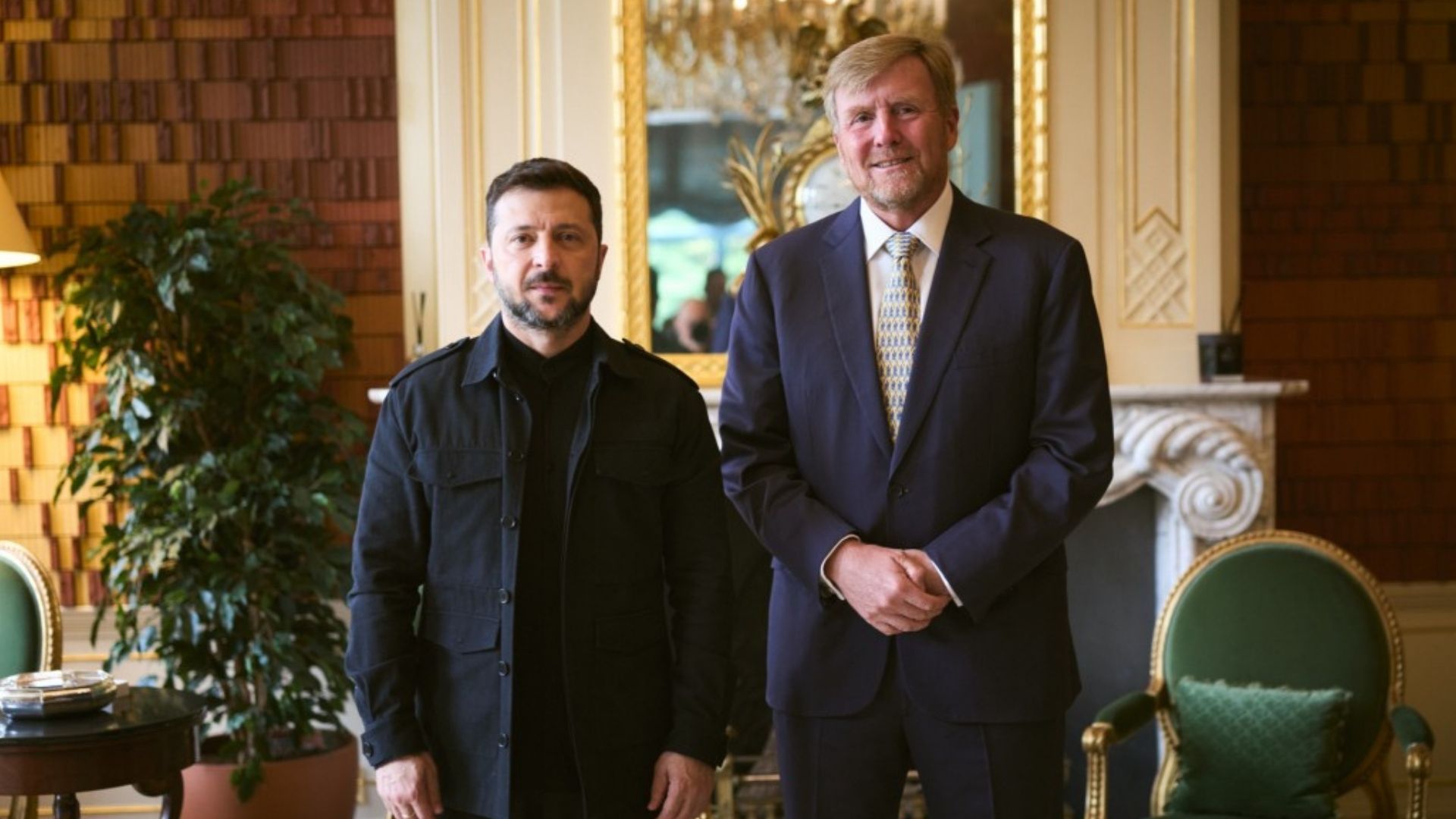 Зеленський зустрівся з королем Нідерландів