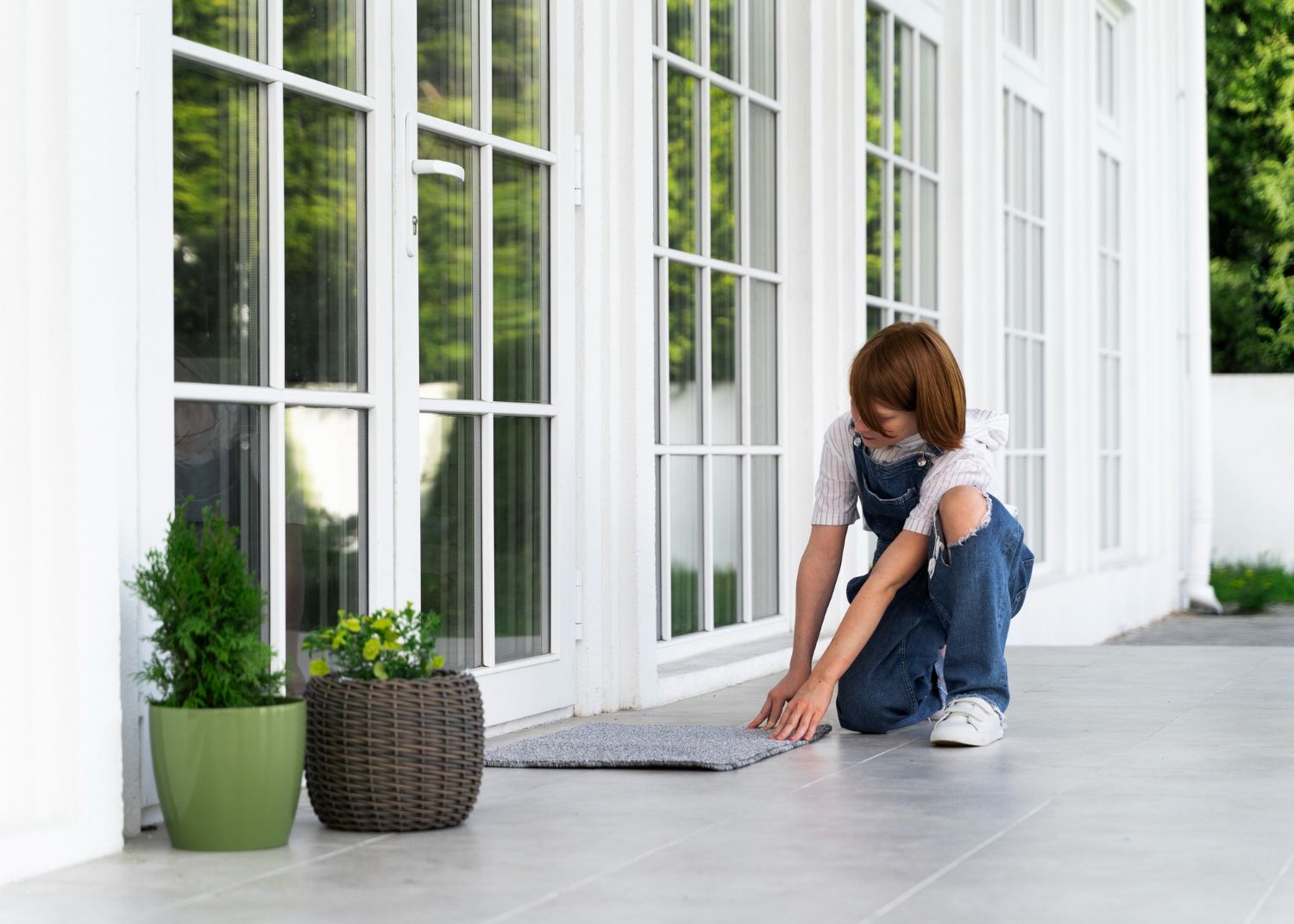 Килимок на вулиці варто регулярно чистити Килимок на вулиці варто регулярно чистити