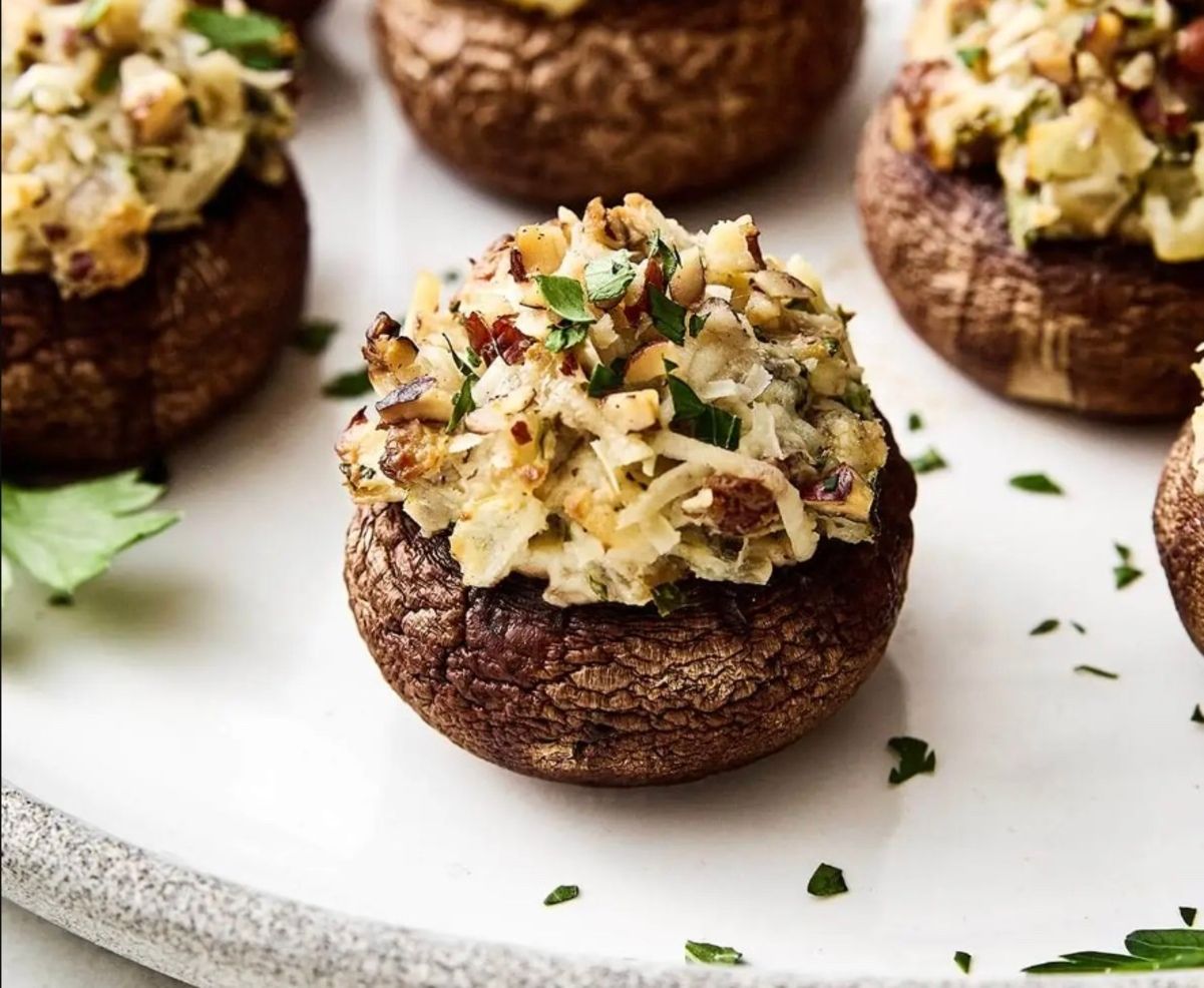 Соковиті фаршировані гриби Соковиті фаршировані гриби