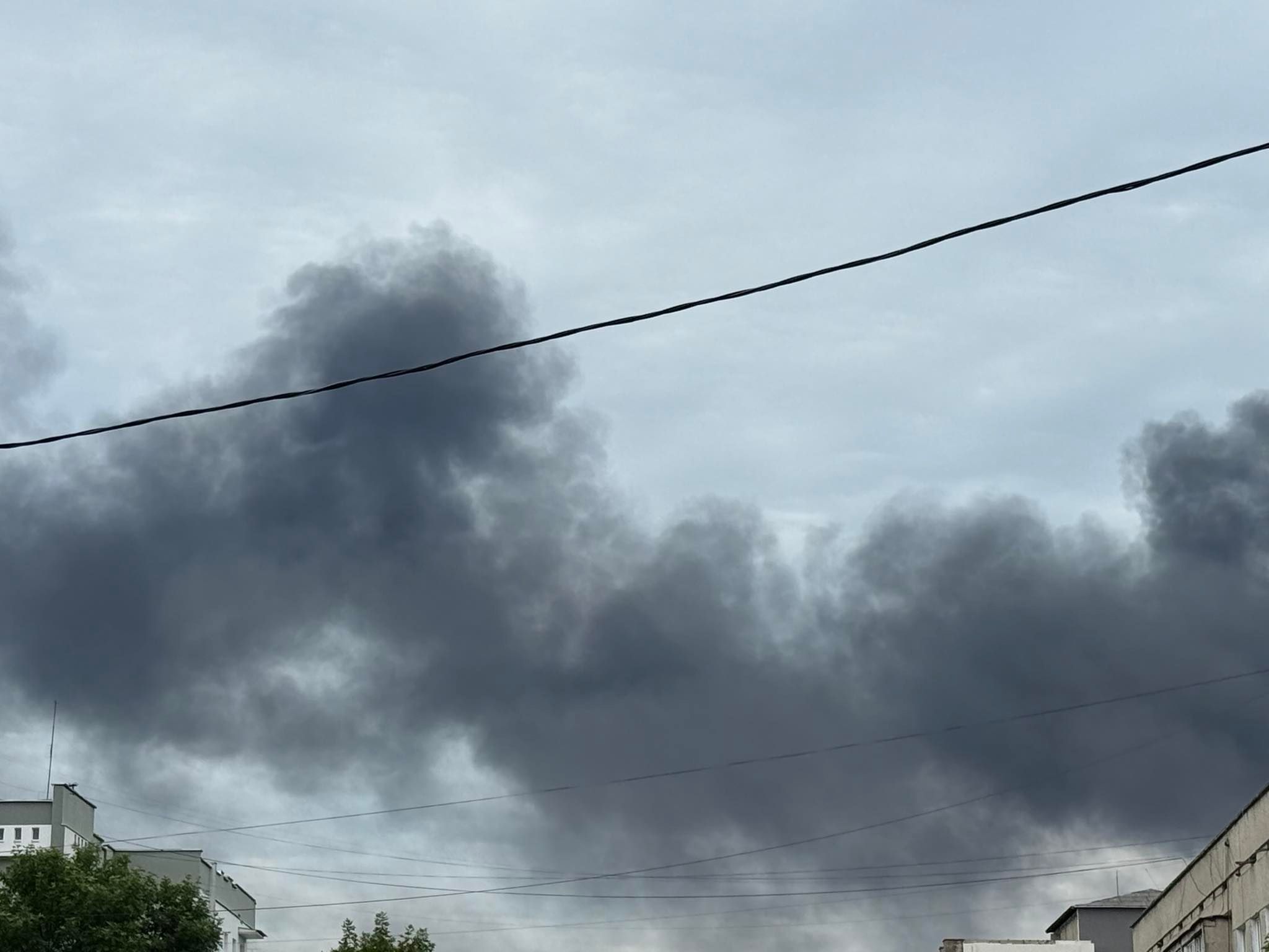 Последствия обстрела Дрогобыча Последствия обстрела Дрогобыча