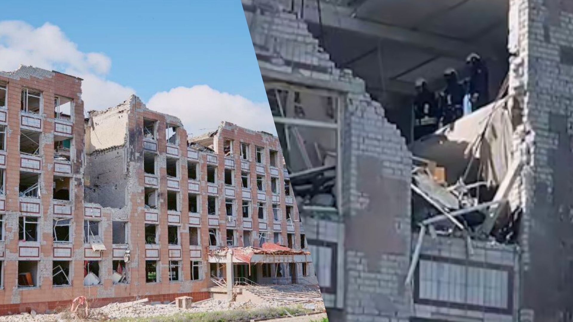 Как выглядит разрушенный в Смеле колледж - 24 Канал Как выглядит разрушенный в Смеле колледж - 24 Канал