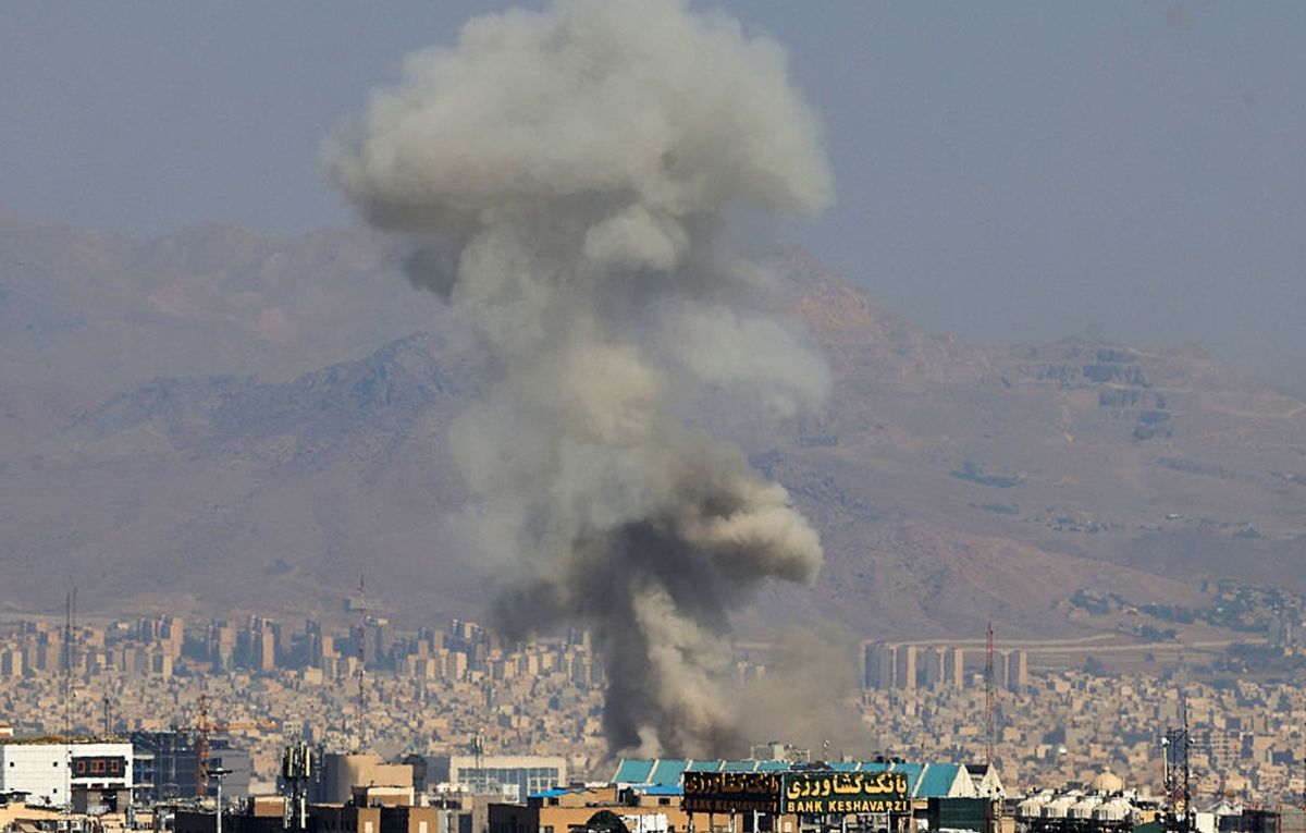 Удар по Тегерану 15 июня