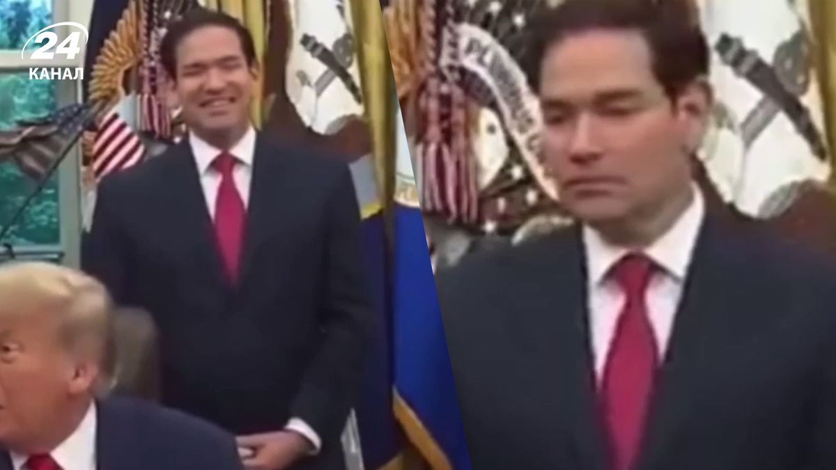 Рубио неискренне посмеялся над шуткой Трампа