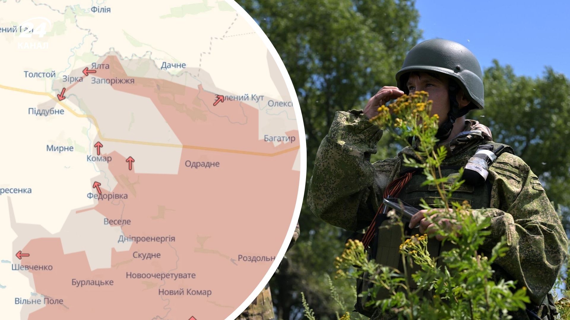 Просування росіян станом на 30 червня Просування росіян станом на 30 червня