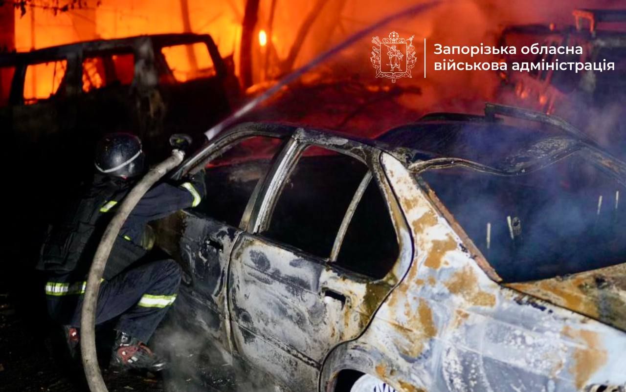 Наслідки атаки по Запоріжжю Наслідки атаки по Запоріжжю