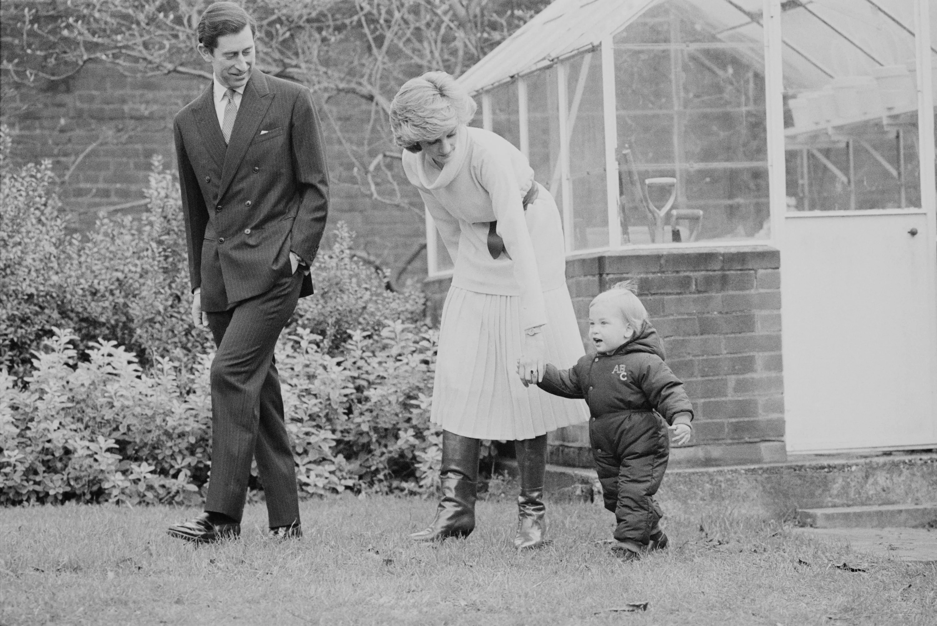 Принцесса Диана с мужем и сыном принцем Уильямом 