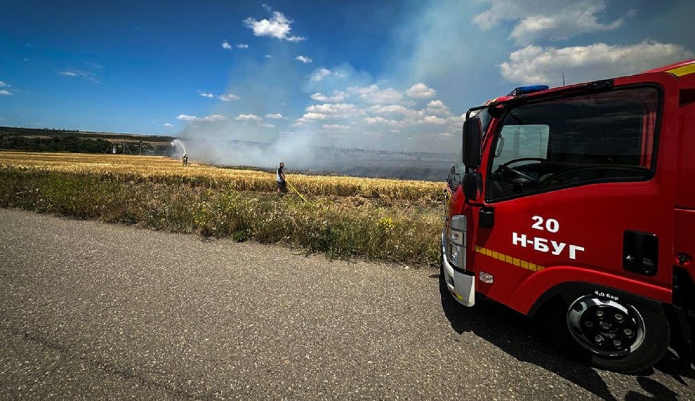 На Николаевщине горели поля На Николаевщине горели поля