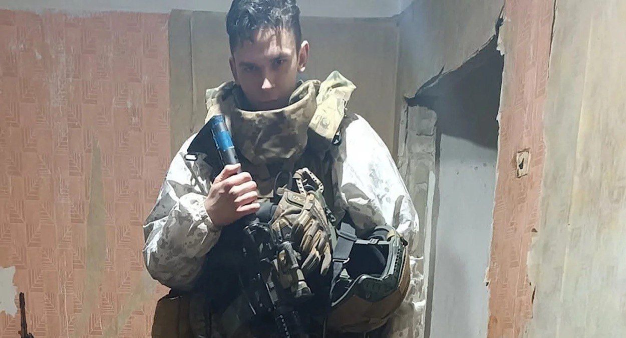 Литовський доброволець Томас Валентеліс Литовський доброволець Томас Валентеліс