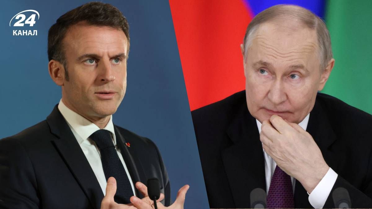 Макрон і Путін вперше за три роки провели телефонну розмову