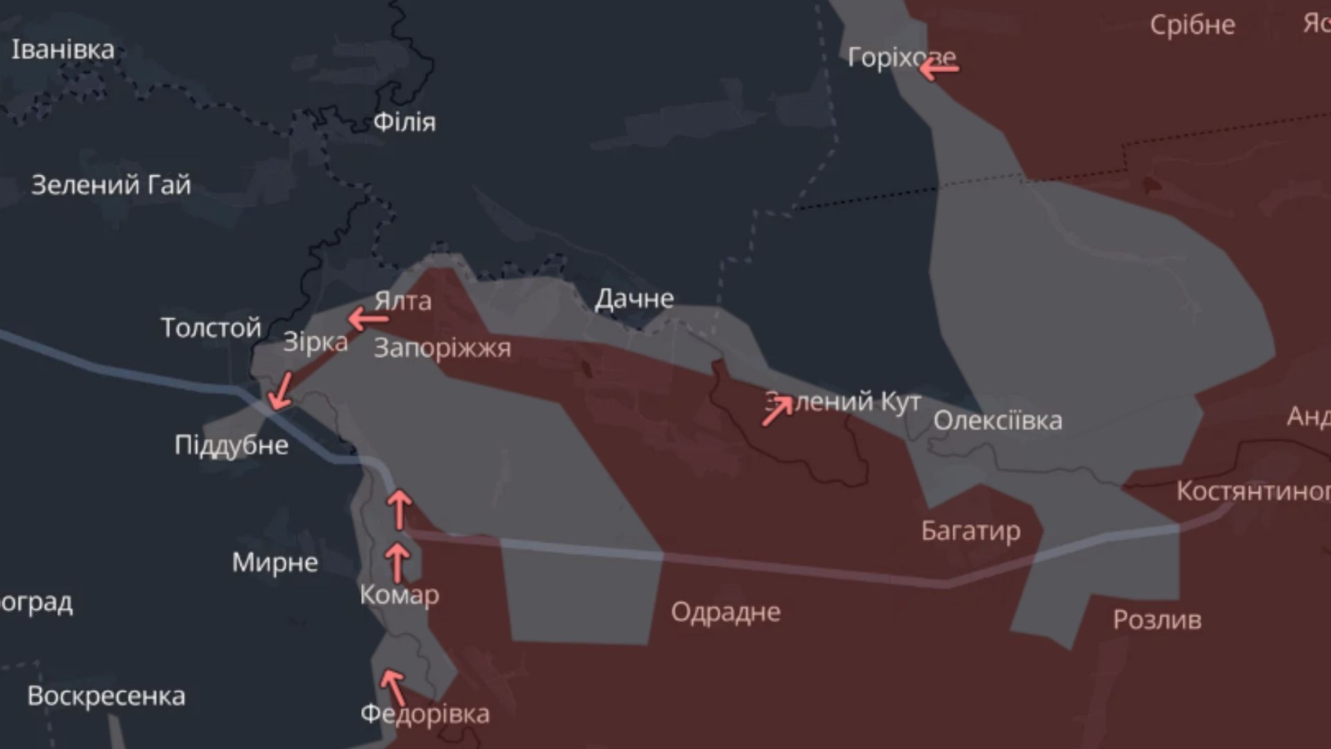 Соцсети пишут, что россияне зашли в Дачное Днепропетровской области Соцсети пишут, что россияне зашли в Дачное Днепропетровской области