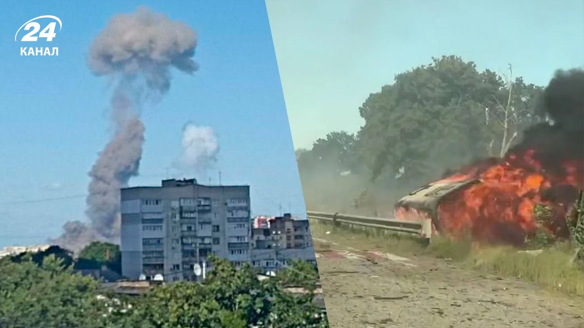 На трассе Житомир – Киев произошел взрыв На трассе Житомир – Киев произошел взрыв