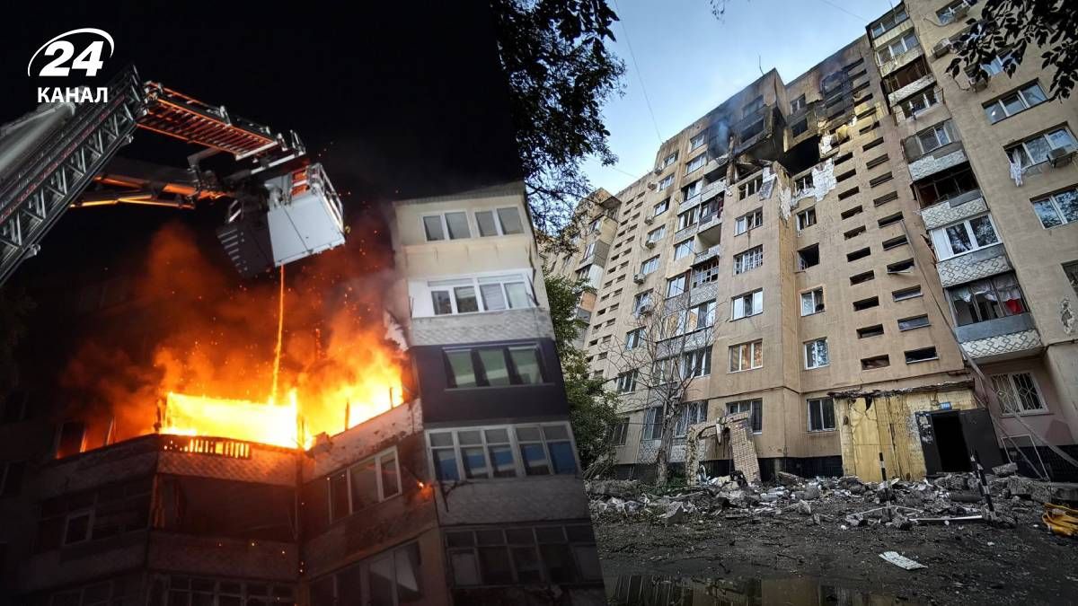 Наслідки дронового удару по Одесі - 24 Канал Наслідки дронового удару по Одесі - 24 Канал