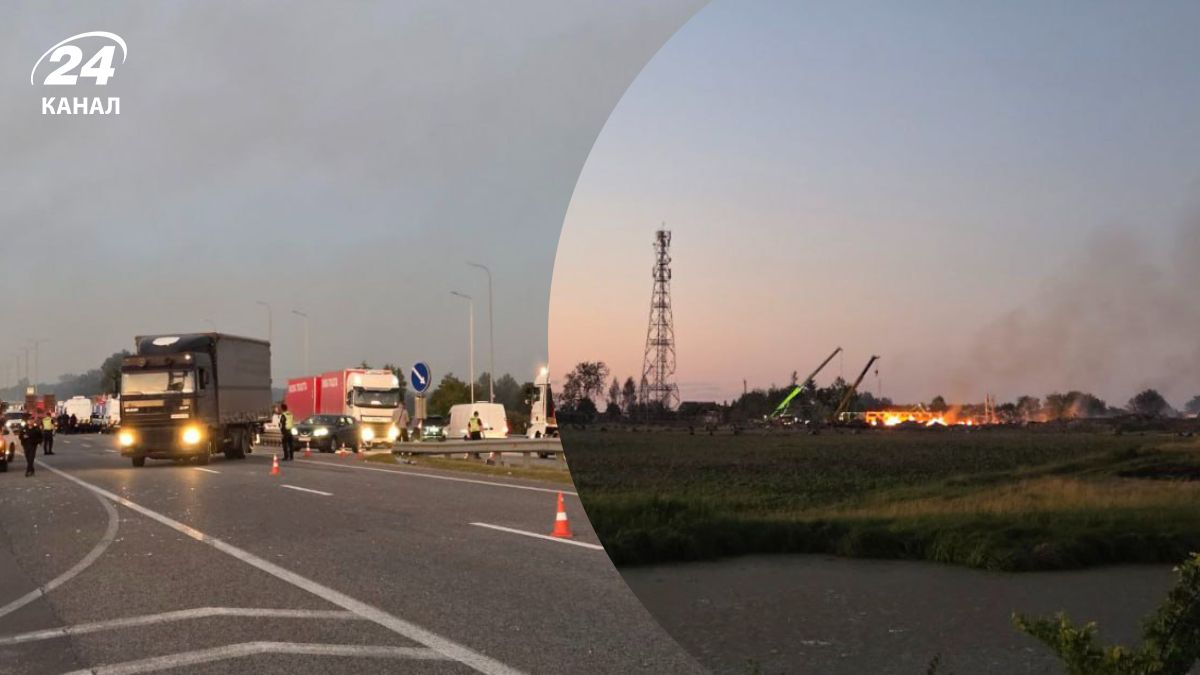 После взрыва возле Житомира восстановлено движение на трассе Киев - Чоп После взрыва возле Житомира восстановлено движение на трассе Киев - Чоп