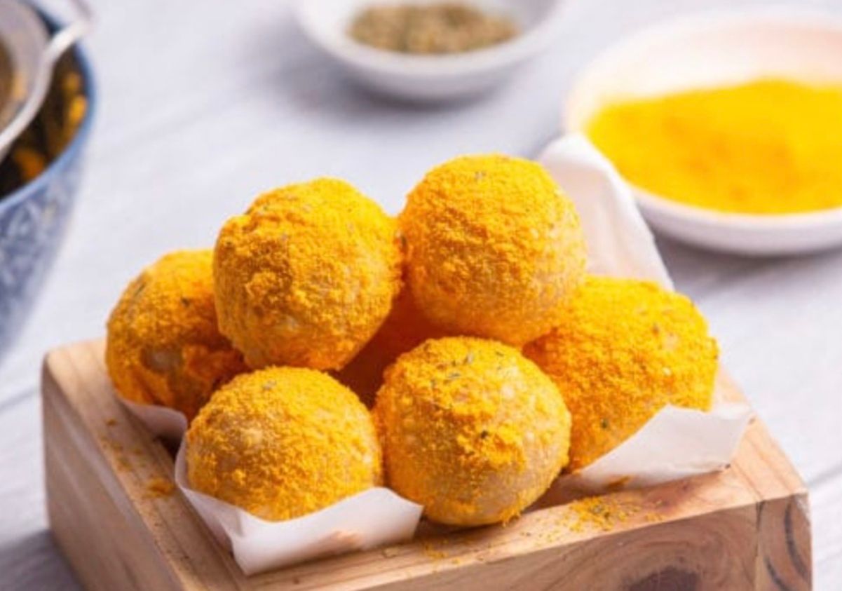 Хрумкі сирні кульки