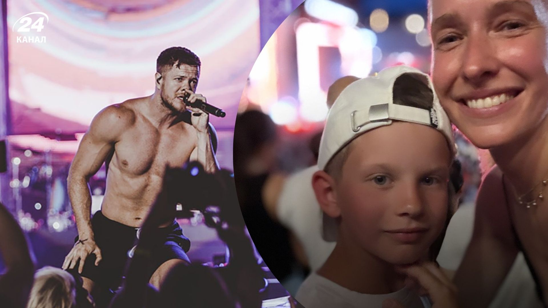 Ден Рейнольдс та Катерина Осадча з сином Іваном Ден Рейнольдс та Катерина Осадча з сином Іваном