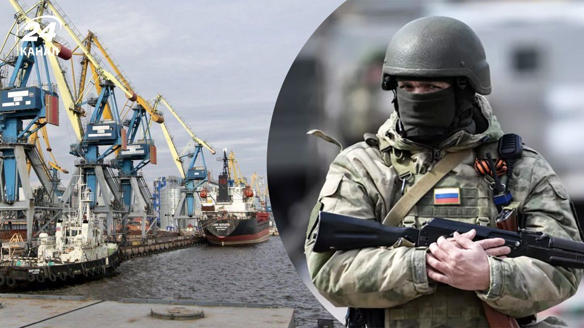 Росіяни вперше використали порт Маріуполя для транспортування військового вантажу Росіяни вперше використали порт Маріуполя для транспортування військового вантажу