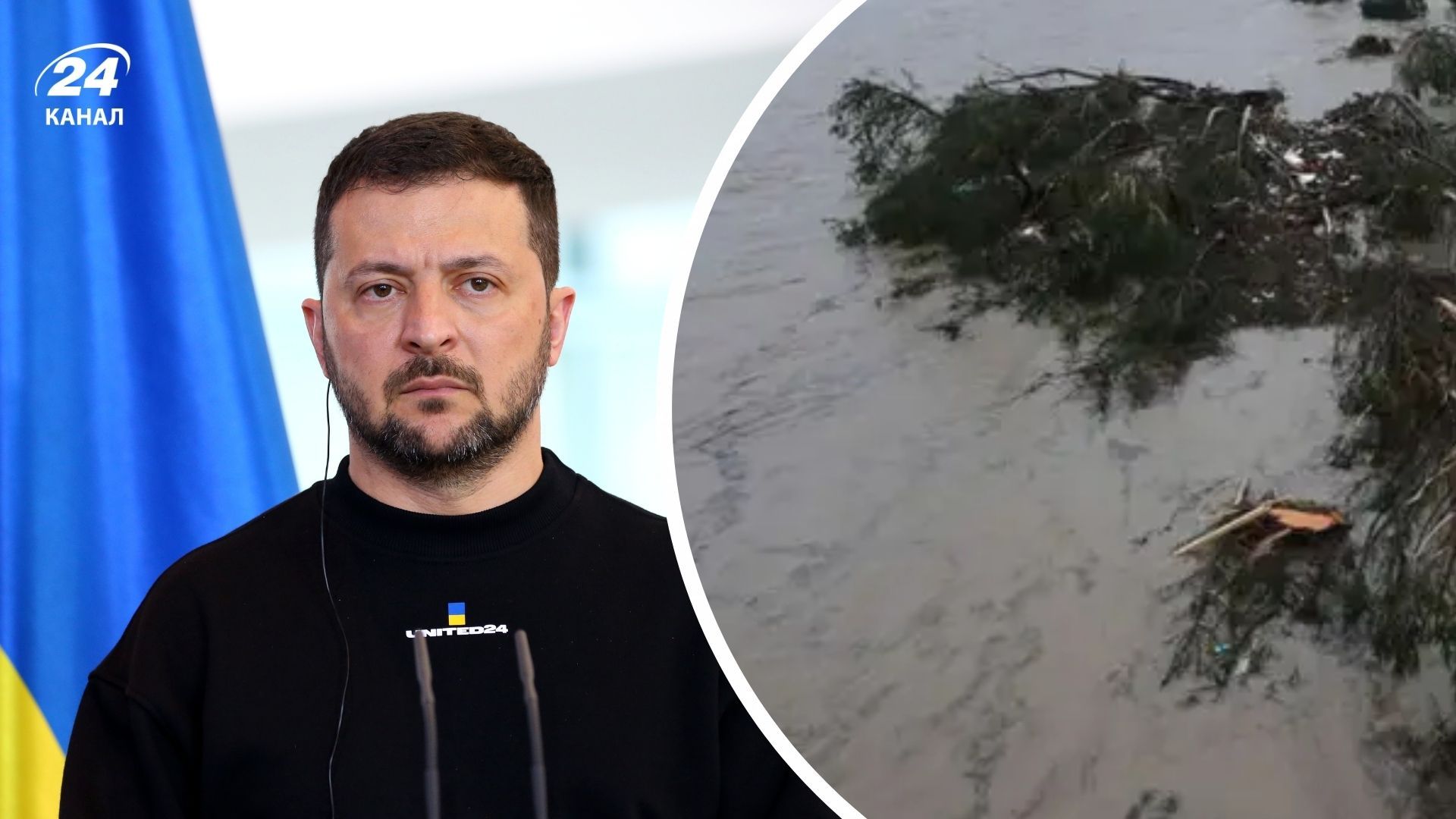 Зеленский отреагировал на наводнения в США Зеленский отреагировал на наводнения в США