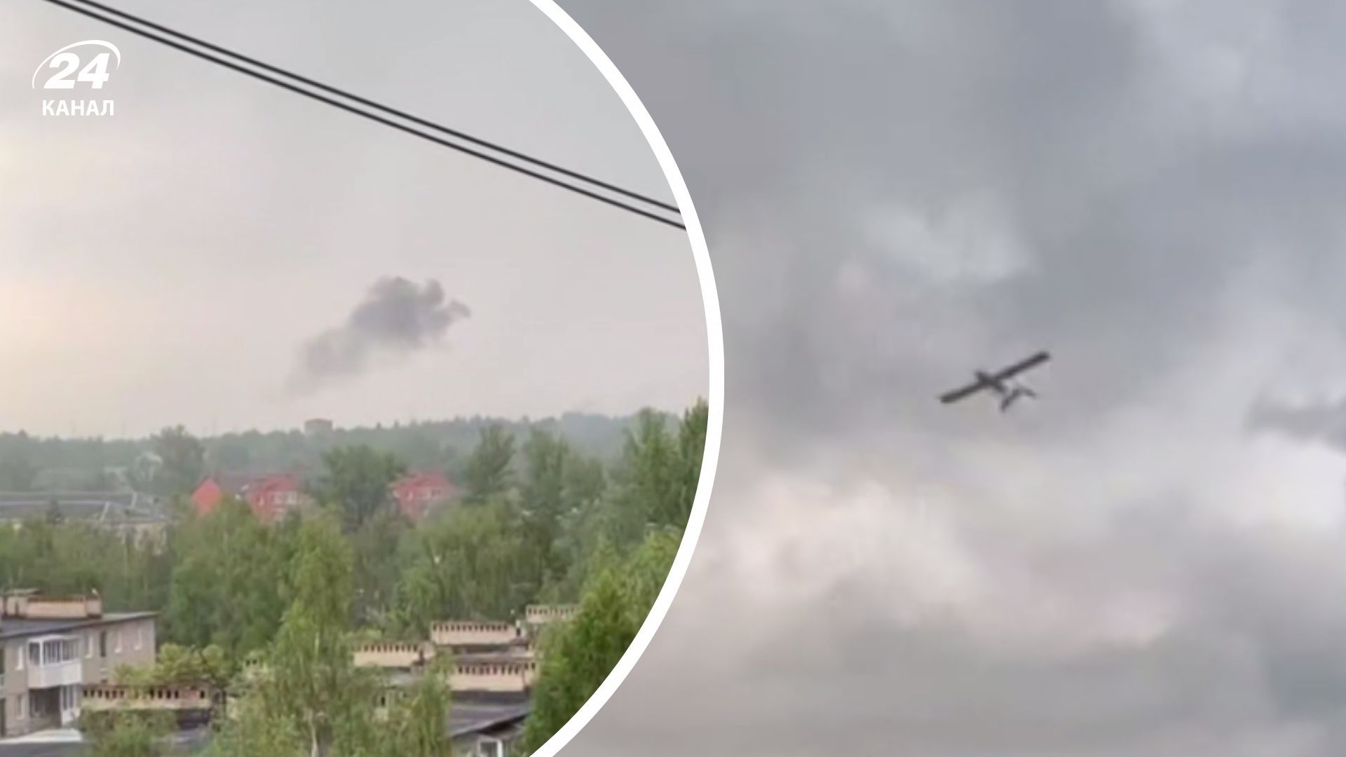 Невідомі БпЛА атакують Краснозаводськ 7 липня 2025 року Невідомі БпЛА атакують Краснозаводськ 7 липня 2025 року