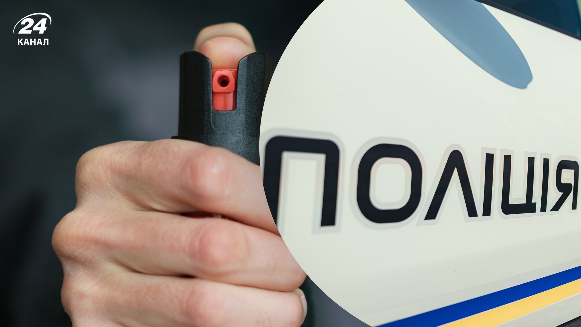 Молодой человек распылил слезоточивый газ в сторону пары Молодой человек распылил слезоточивый газ в сторону пары