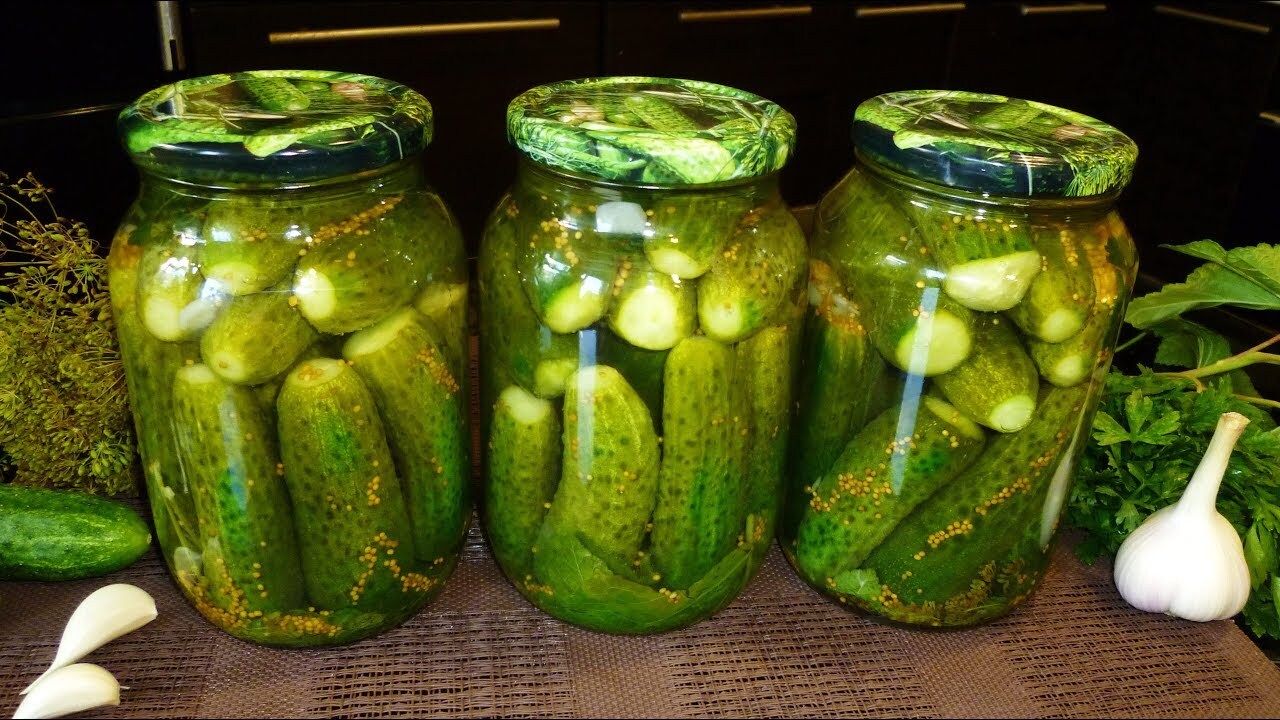 Маринуем огурчики с горчицей Маринуем огурчики с горчицей
