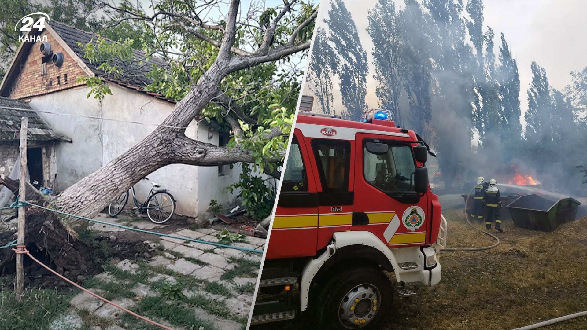 Последствия непогоды в Европе 7 июля 2025