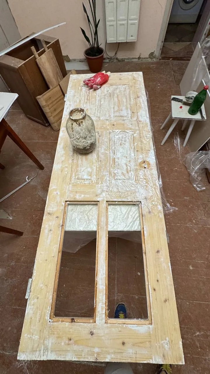 Реставрация старой двери в ванную комнату Реставрация старой двери в ванную комнату