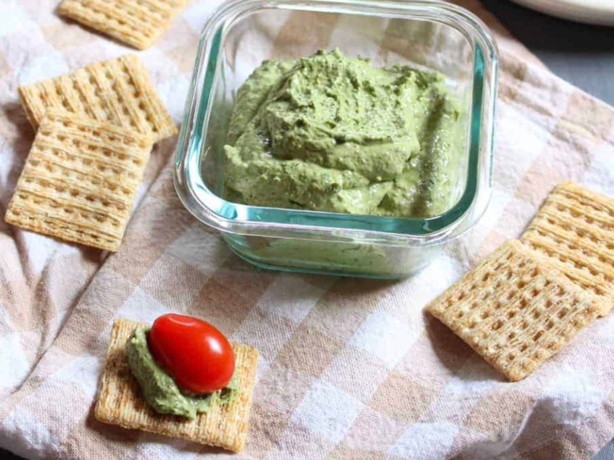 Сырная намазка с базиликом