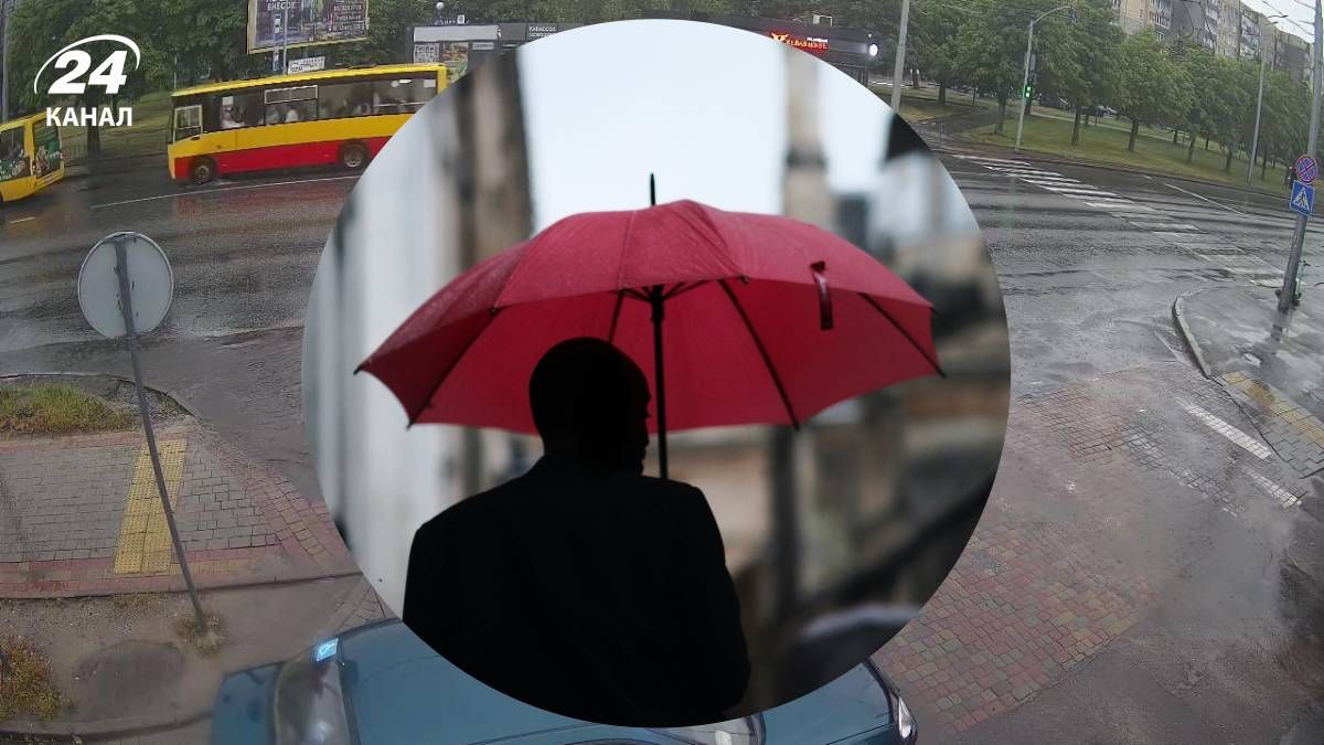 Сильный дождь во Львове Сильный дождь во Львове