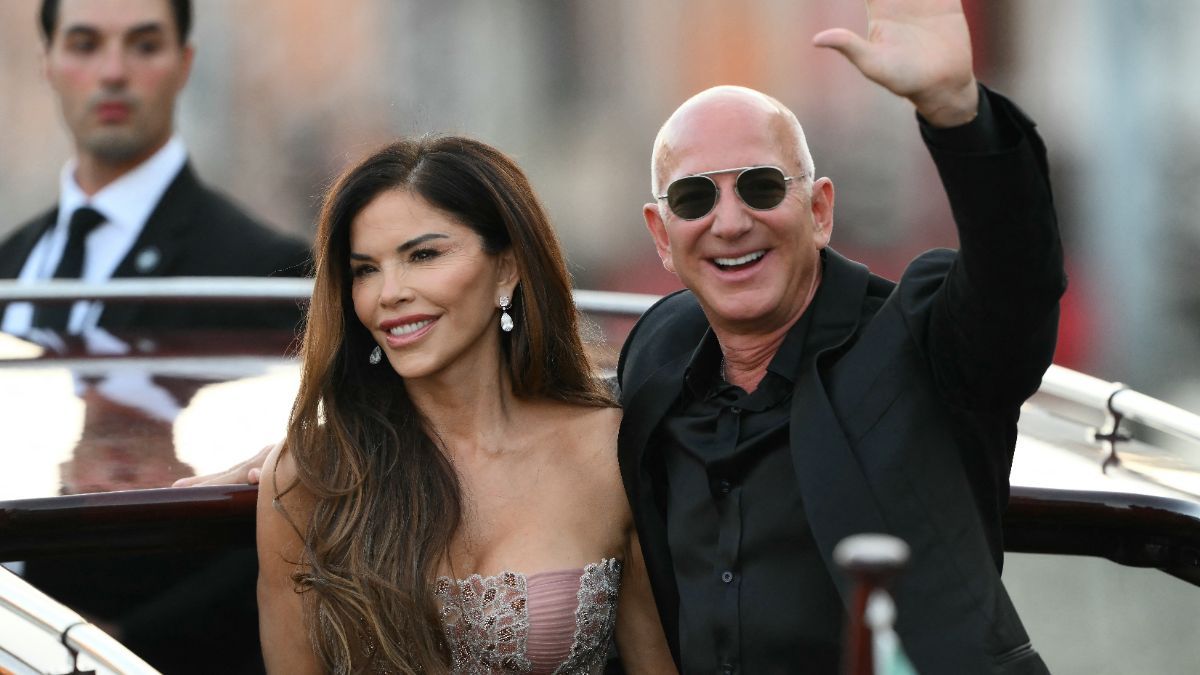 Лорен Санечас и Джефф Безос